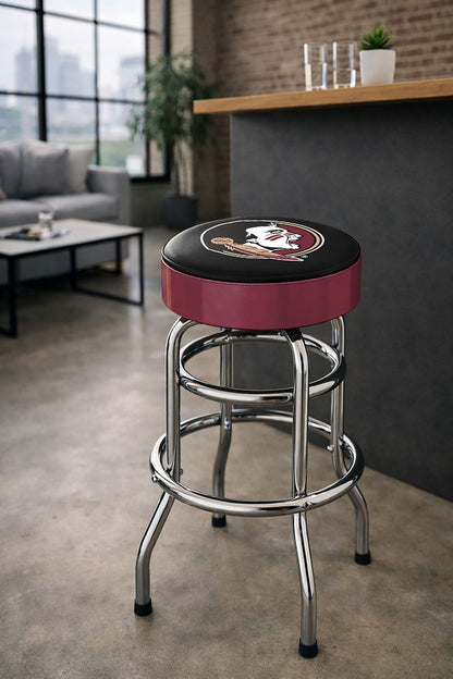 Wave7 - Florida State University Chrome Bar Stool - 4020FSU1 view 3
