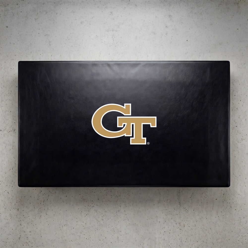 Wave7 - Georgia Tech 7 Ft Custom Pool Table Cover  - 1080GAT1 view 2