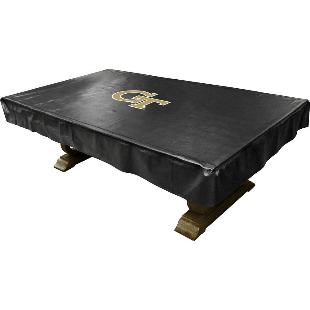 Wave7 - Georgia Tech 9 Ft Custom Pool Table Cover  - 1100GAT1 view 1