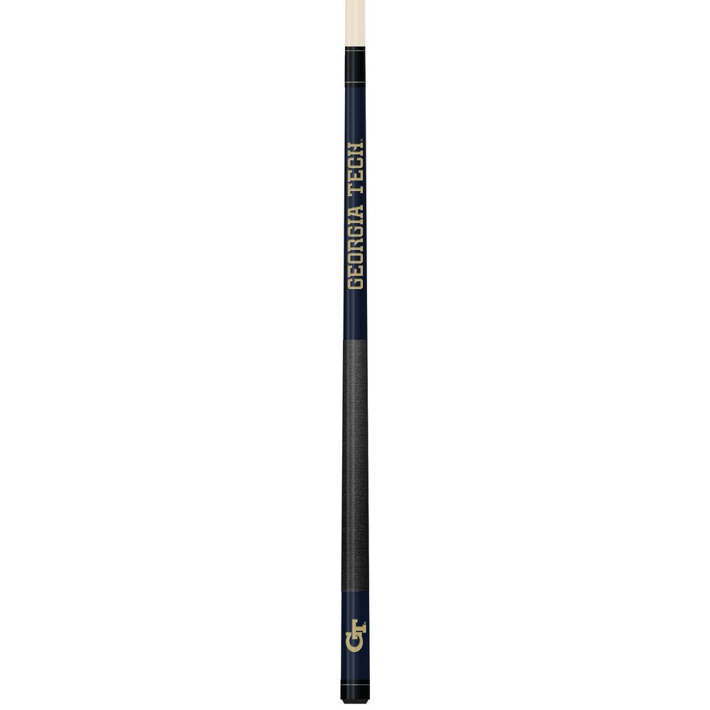 Wave7 - Georgia Tech Colored Laser Etched Cue - 1060GAT1 view 1