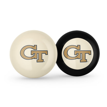 Wave7 - Georgia Tech Cue Ball & 8 Ball Combo - 1040GAT1 view 1