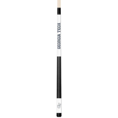Wave7 - Georgia Tech White Laser Etched Cue - 1050GAT1 view 1