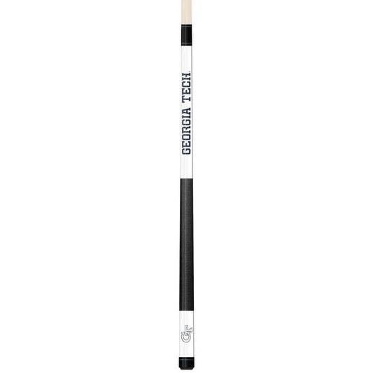 Wave7 - Georgia Tech White Laser Etched Cue - 1050GAT1 view 1