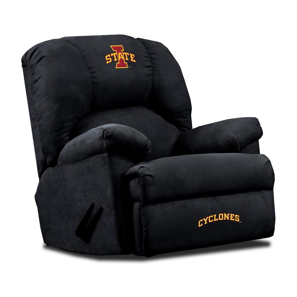 Wave7 - Iowa State University GM Microfiber Recliner, Black - 3040IAS1 view 1