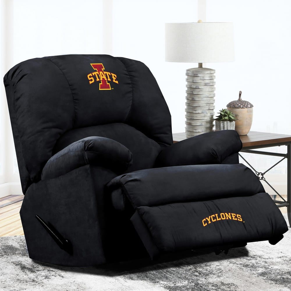 Wave7 - Iowa State University GM Microfiber Recliner, Black - 3040IAS1 view 2