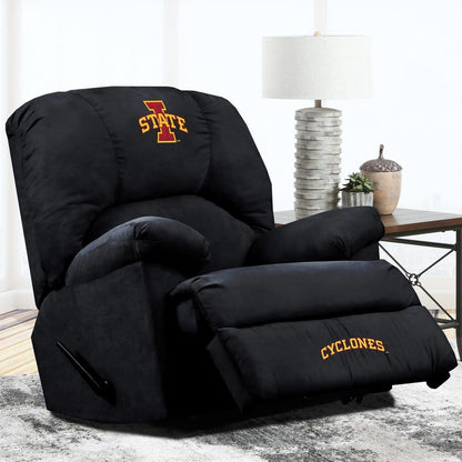 Wave7 - Iowa State University GM Microfiber Recliner, Black - 3040IAS1 view 2