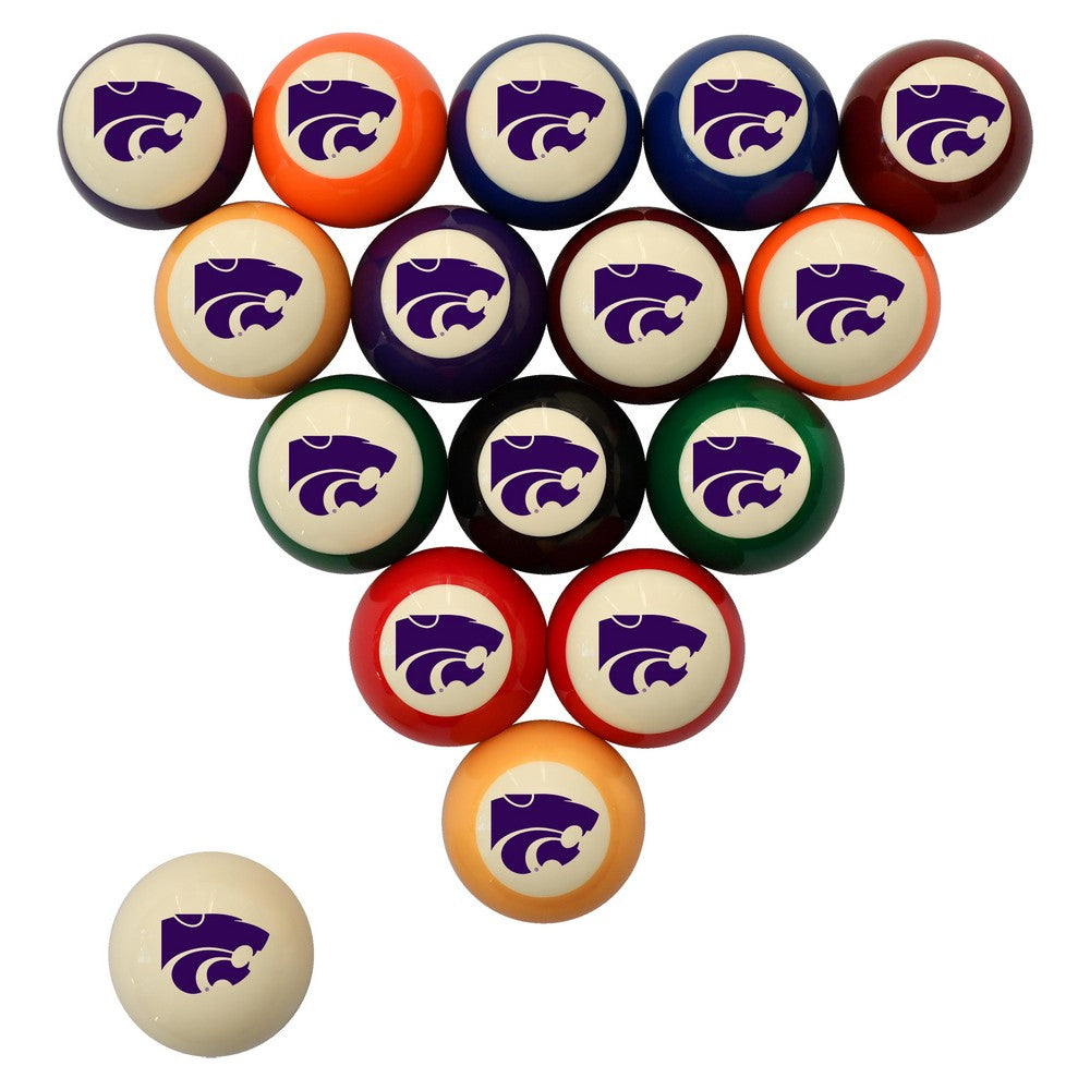 Wave7 - Kansas State University Billiard Ball Set - 1010KSU1 view 1