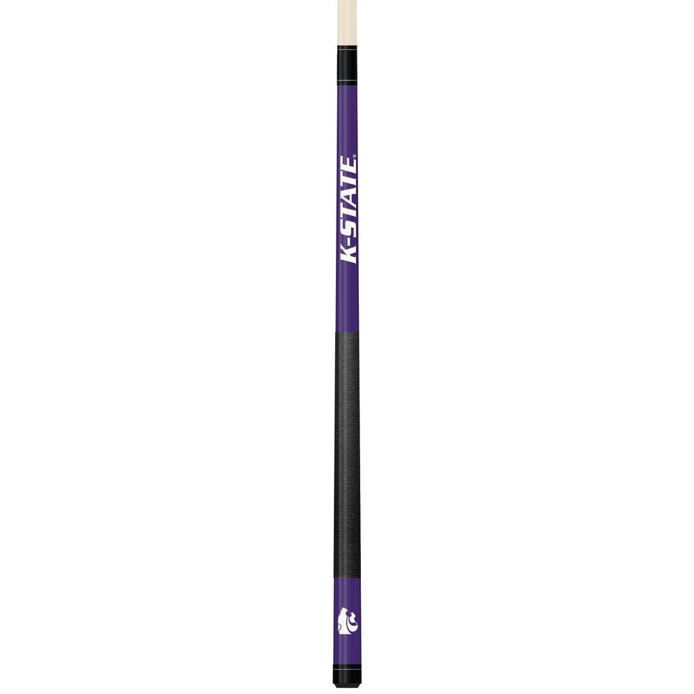 Wave7 - Kansas State University Colored Laser Etched Cue - 1060KSU1 view 1