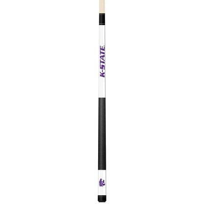 Wave7 - Kansas State University White Laser Etched Cue - 1050KSU1 view 1