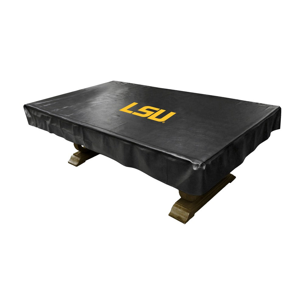 Wave7 - LSU 7 Ft Custom Pool Table Cover  - 1080LSU1 view 1