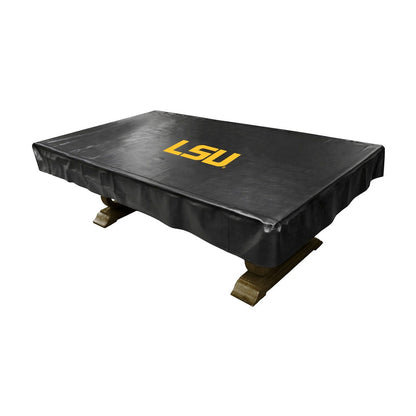 Wave7 - LSU 7 Ft Custom Pool Table Cover  - 1080LSU1 view 1
