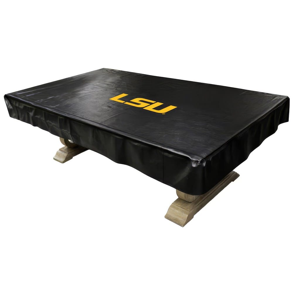 Wave7 - LSU 8 Ft Pool Table Cover  - 1170LSU1 view 1