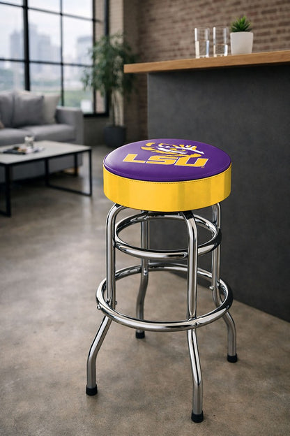 Wave7 - LSU Chrome Bar Stool - 4020LSU1 view 3