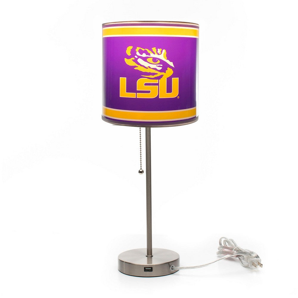 Wave7 - LSU Chrome Lamp with USB Port - 2020LSU1 view 2