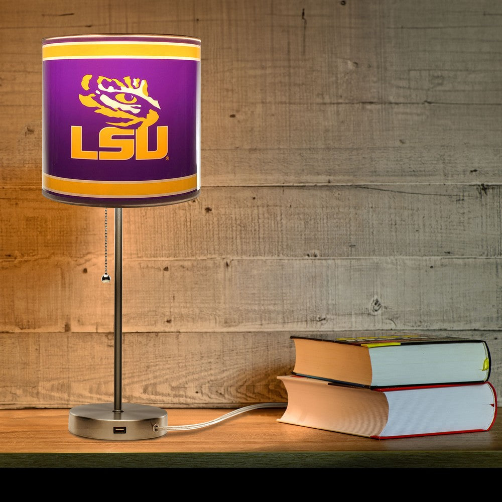Wave7 - LSU Chrome Lamp with USB Port - 2020LSU1 view 3