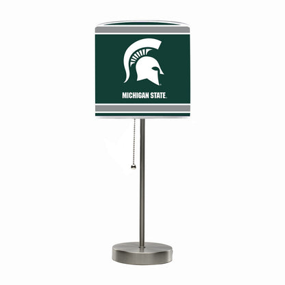 Wave7 - Michigan State University Chrome Lamp with USB Port - 2020MSU1 view 1