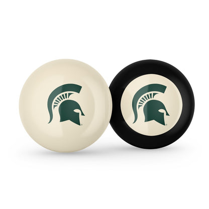 Wave7 - Michigan State University Cue Ball & 8 Ball Combo - 1040MSU1 view 1