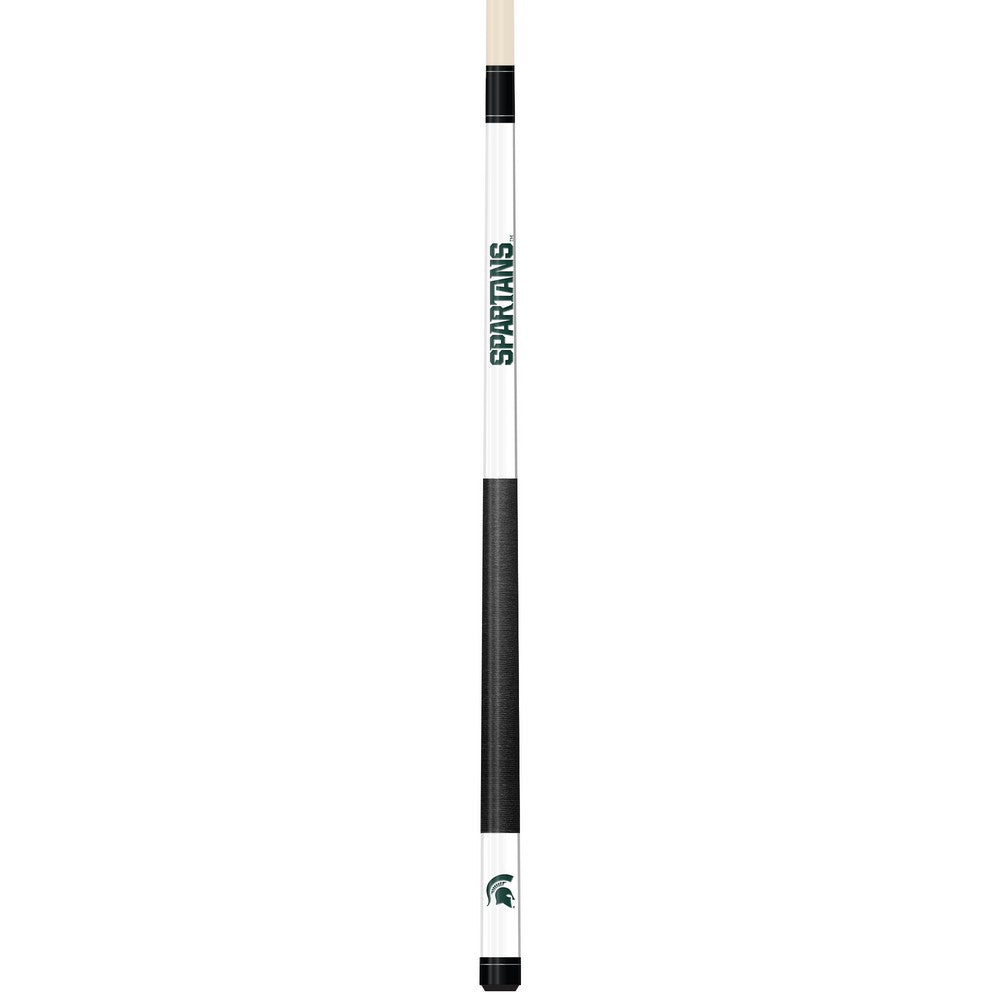 Wave7 - Michigan State University White Laser Etched Cue - 1050MSU1 view 1