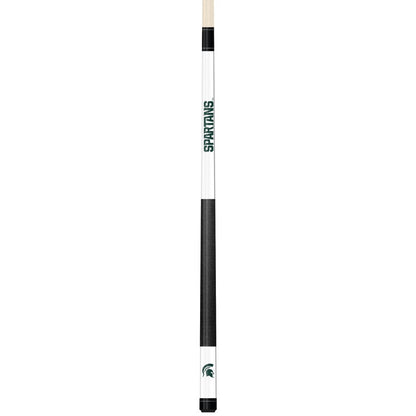 Wave7 - Michigan State University White Laser Etched Cue - 1050MSU1 view 1