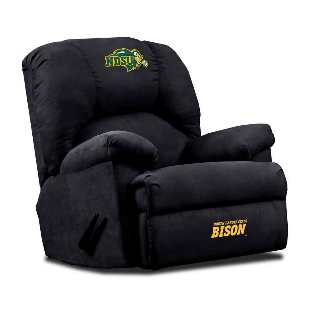 Wave7 - North Dakota State University GM Microfiber Recliner, Black - 3040NDS1 view 1