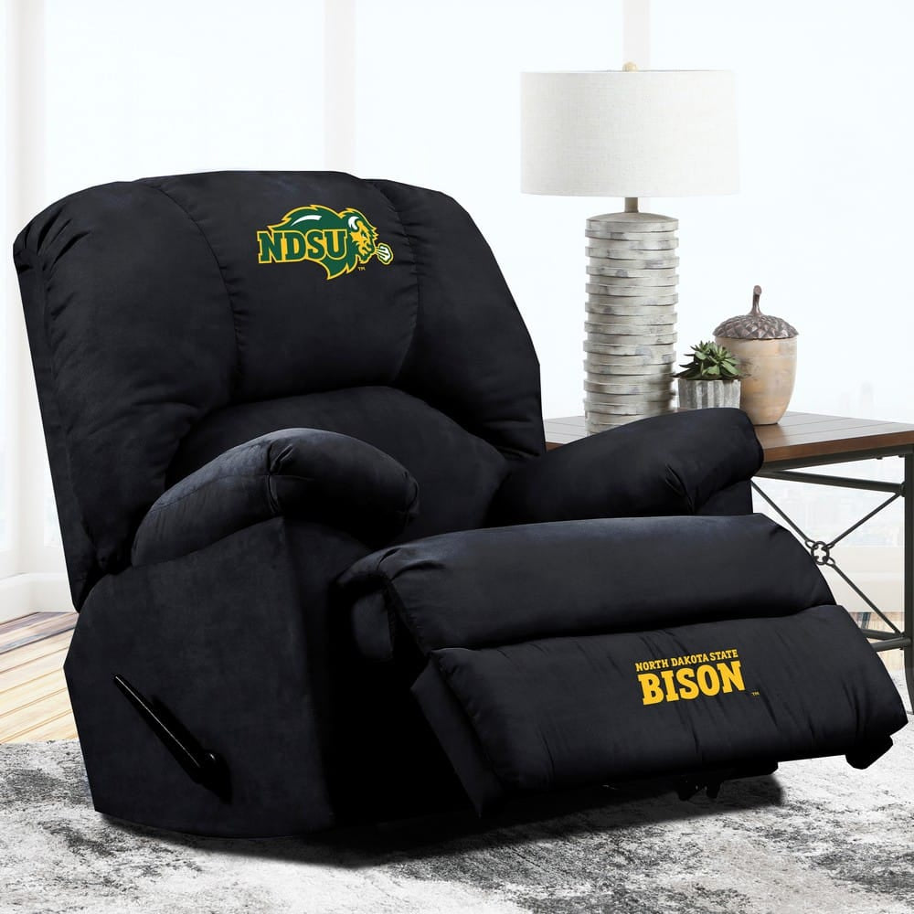 Wave7 - North Dakota State University GM Microfiber Recliner, Black - 3040NDS1 view 2