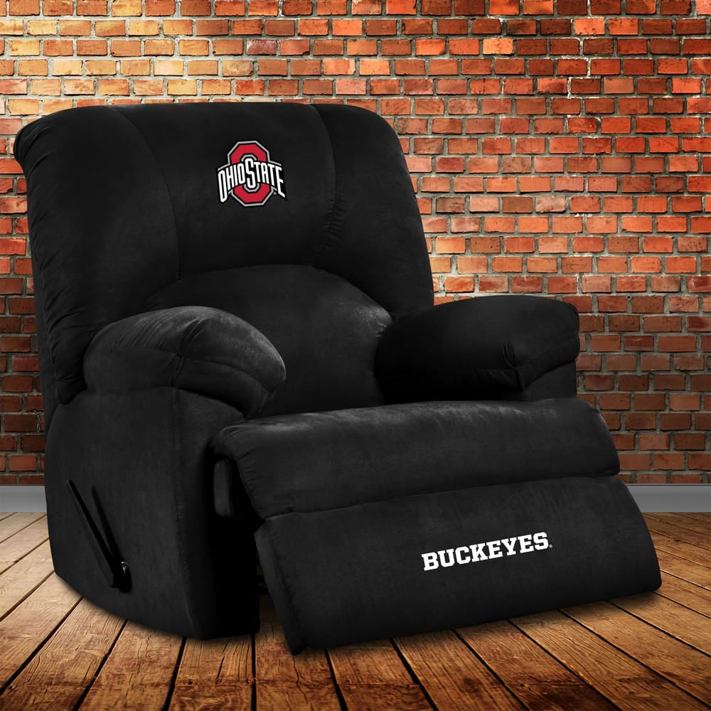 Wave7 - Ohio State University GM Microfiber Recliner, Black - 3041OSU1 view 2