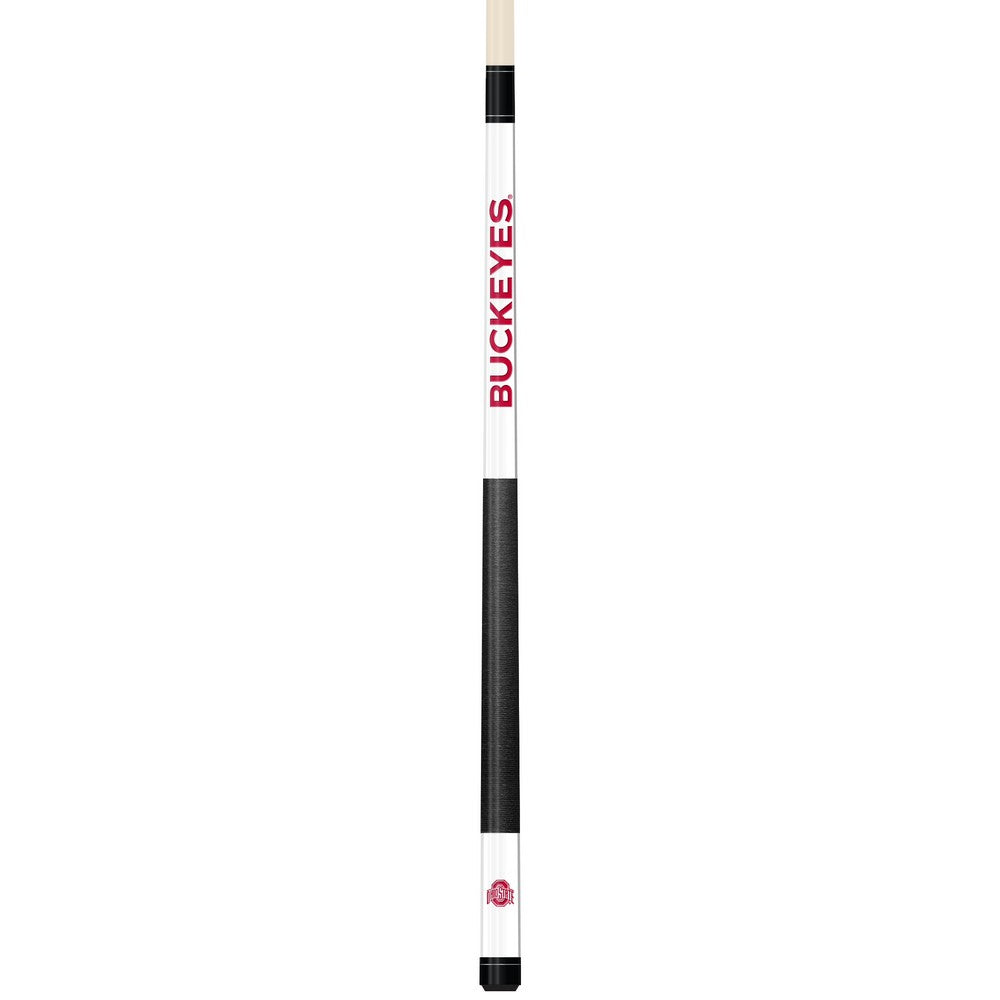 Wave7 - Ohio State University White Laser Etched Cue - 1050OSU1 view 1