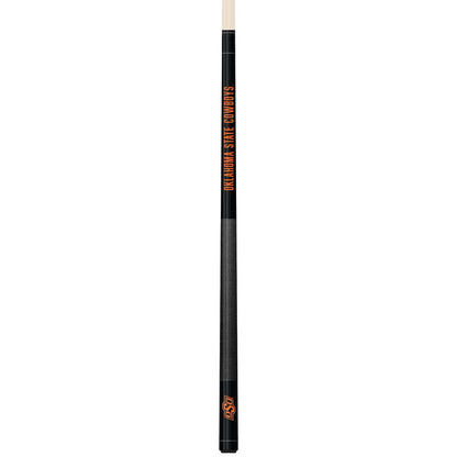 Wave7 - Oklahoma State University Colored Laser Etched Cue - 1060OKS1 view 1