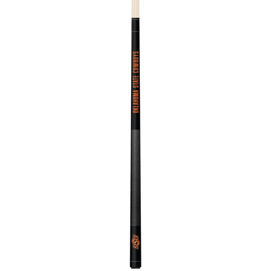 Wave7 - Oklahoma State University Colored Laser Etched Cue - 1060OKS1 view 1