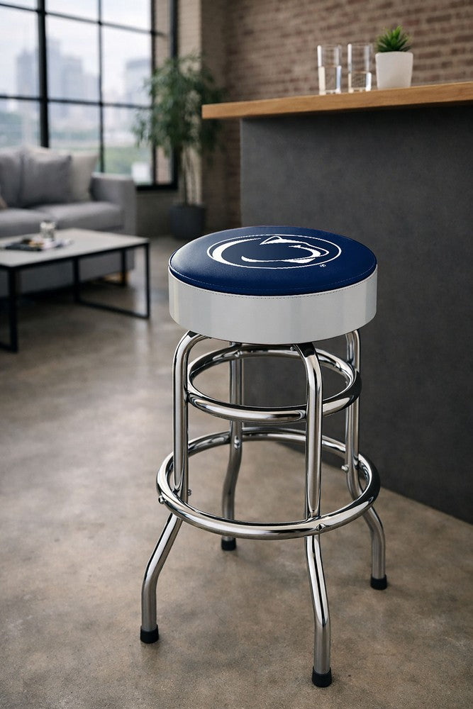 Wave7 - Penn State University Chrome Bar Stool - 4020PSU1 view 3