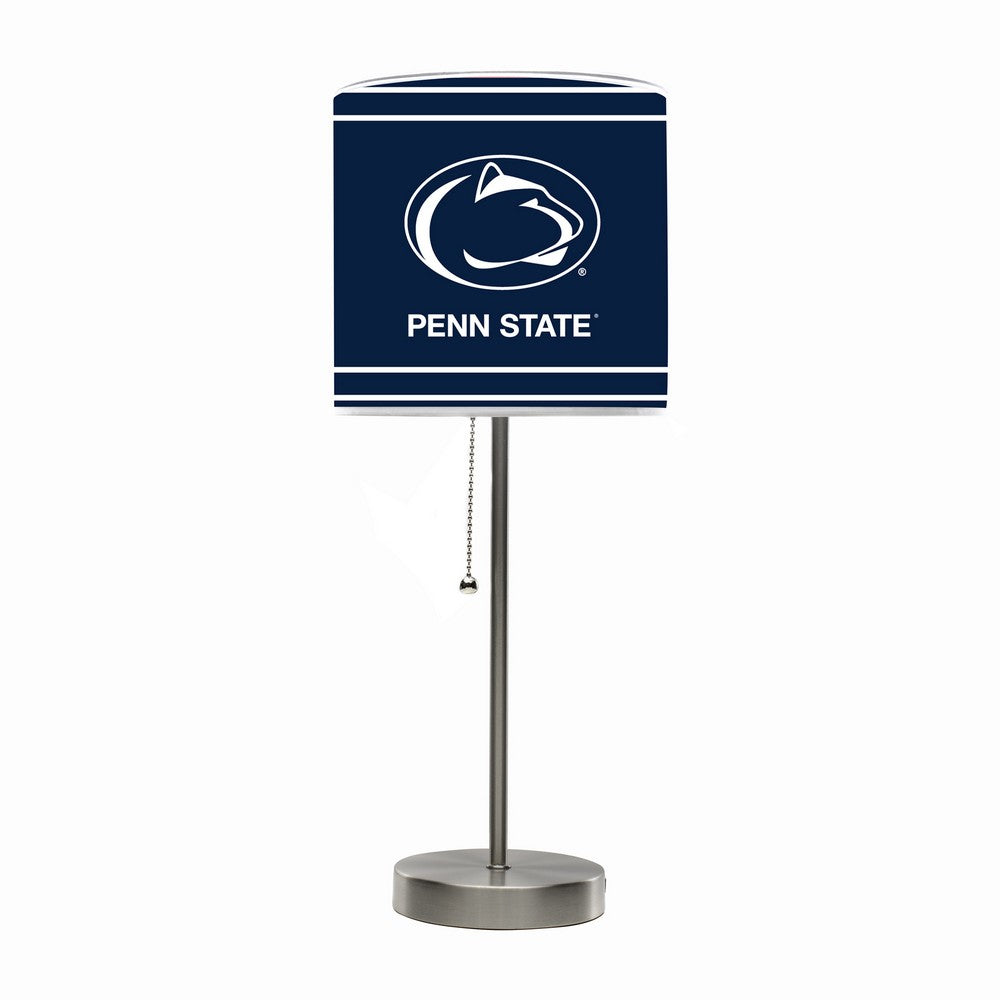 Wave7 - Penn State University Chrome Lamp with USB Port - 2020PSU1 view 1