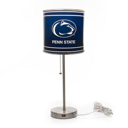 Wave7 - Penn State University Chrome Lamp with USB Port - 2020PSU1 view 2