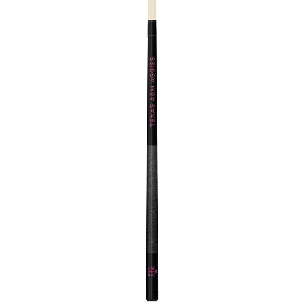 Wave7 - Texas A & M Colored Laser Etched Cue - 1060TAM1 view 1