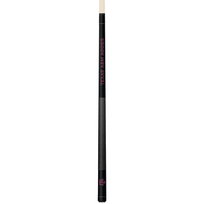 Wave7 - Texas A & M Colored Laser Etched Cue - 1060TAM1 view 1