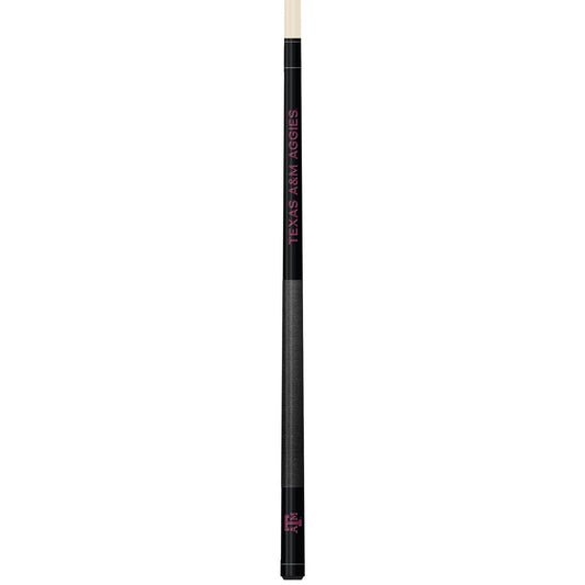 Wave7 - Texas A & M Colored Laser Etched Cue - 1060TAM1 view 1