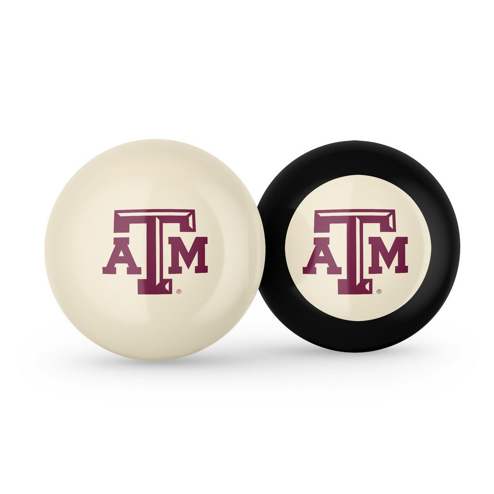 Wave7 - Texas A & M Cue Ball & 8 Ball Combo - 1040TAM1 view 1