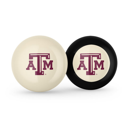 Wave7 - Texas A & M Cue Ball & 8 Ball Combo - 1040TAM1 view 1