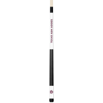 Wave7 - Texas A & M White Laser Etched Cue - 1050TAM1 view 1