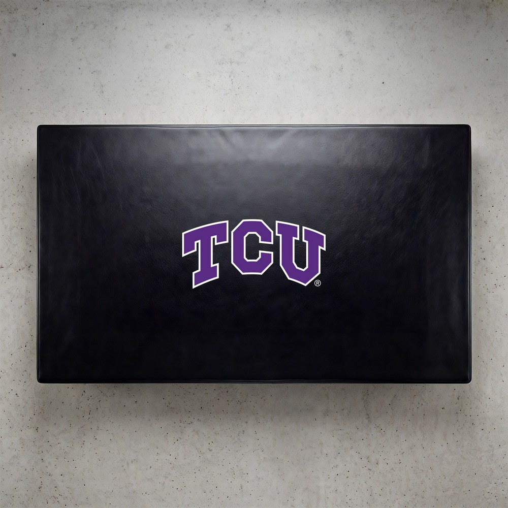 Wave7 - Texas Christian University 7 Ft Custom Pool Table Cover  - 1080TCU1 view 2
