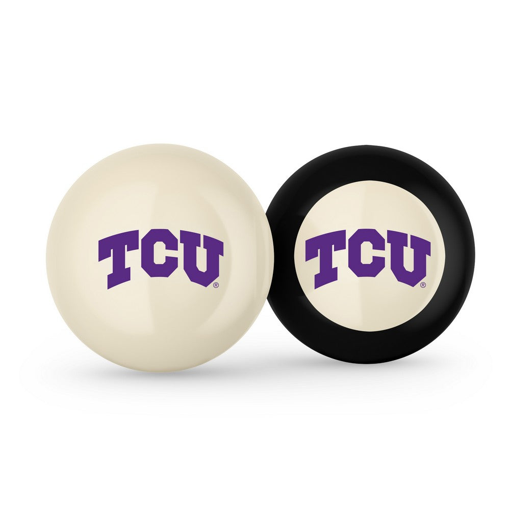 Wave7 - Texas Christian University Cue Ball & 8 Ball Combo - 1040TCU1 view 1