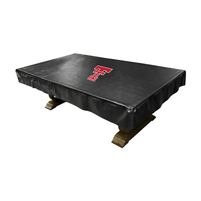 Wave7 - Texas Tech 7 Ft Custom Pool Table Cover   - 1080TXT1 view 1