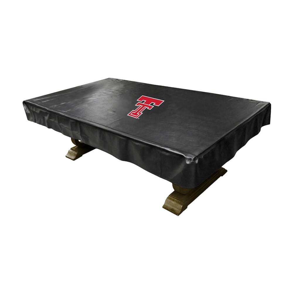 Wave7 - Texas Tech 9 Ft Custom Pool Table Cover   - 1100TXT1 view 1
