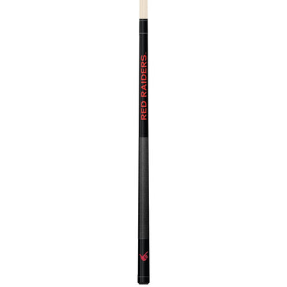 Wave7 - Texas Tech Colored Laser Etched Cue  - 1060TXT1 view 1