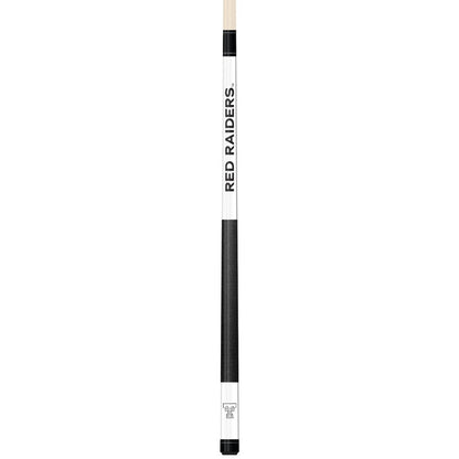 Wave7 - Texas Tech White Laser Etched Cue  - 1050TXT1 view 1
