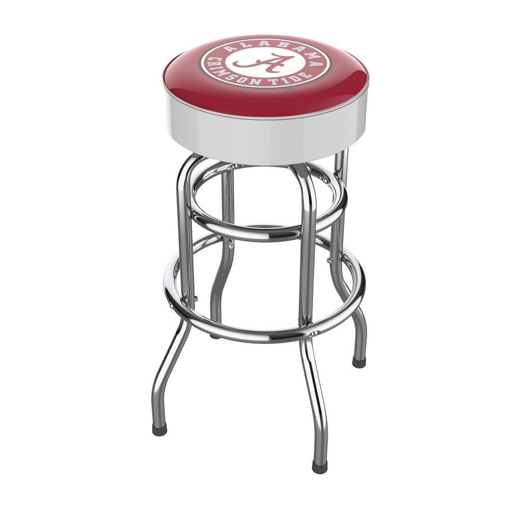 Wave7 - University of Alabama Chrome Bar Stool - 4020ALA1 view 1