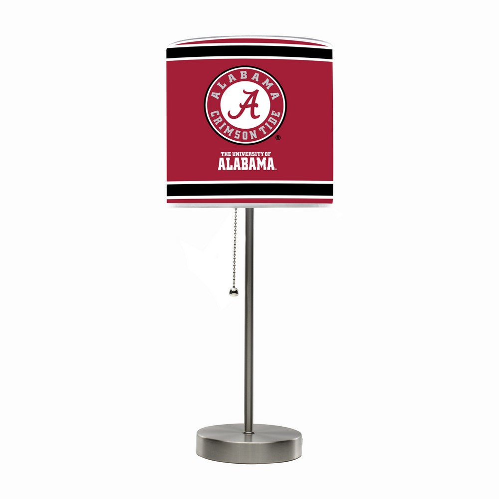 Wave7 - University of Alabama Chrome Lamp with USB Port - 2020ALA1 view 1