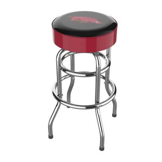 Wave7 - University of Arkansas Chrome Bar Stool - 4020ARK1 view 1