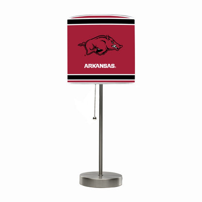 Wave7 - University of Arkansas Chrome Lamp with USB Port - 2020ARK1 view 1