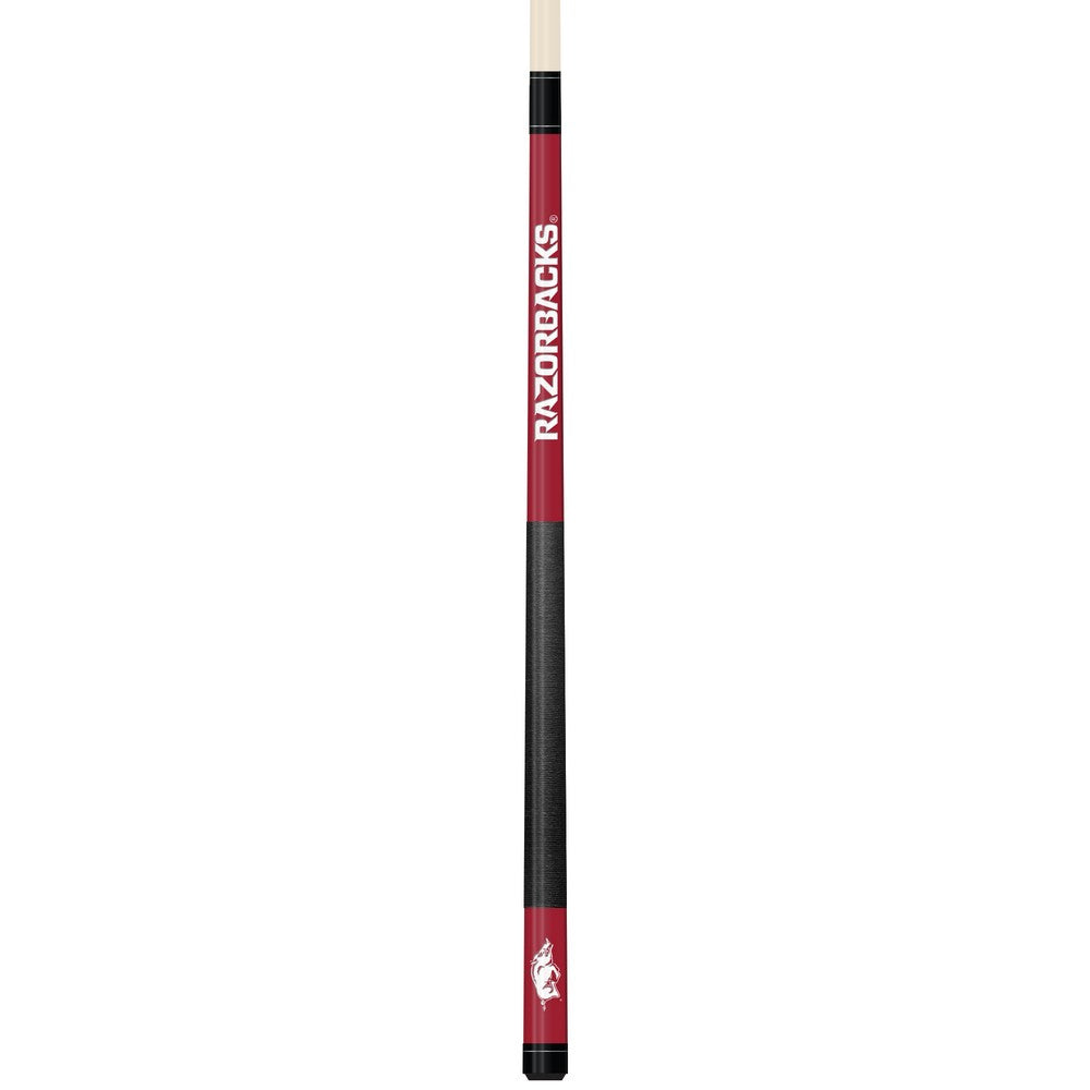 Wave7 - University of Arkansas Colored Laser Etched Cue - 1060ARK1 view 1