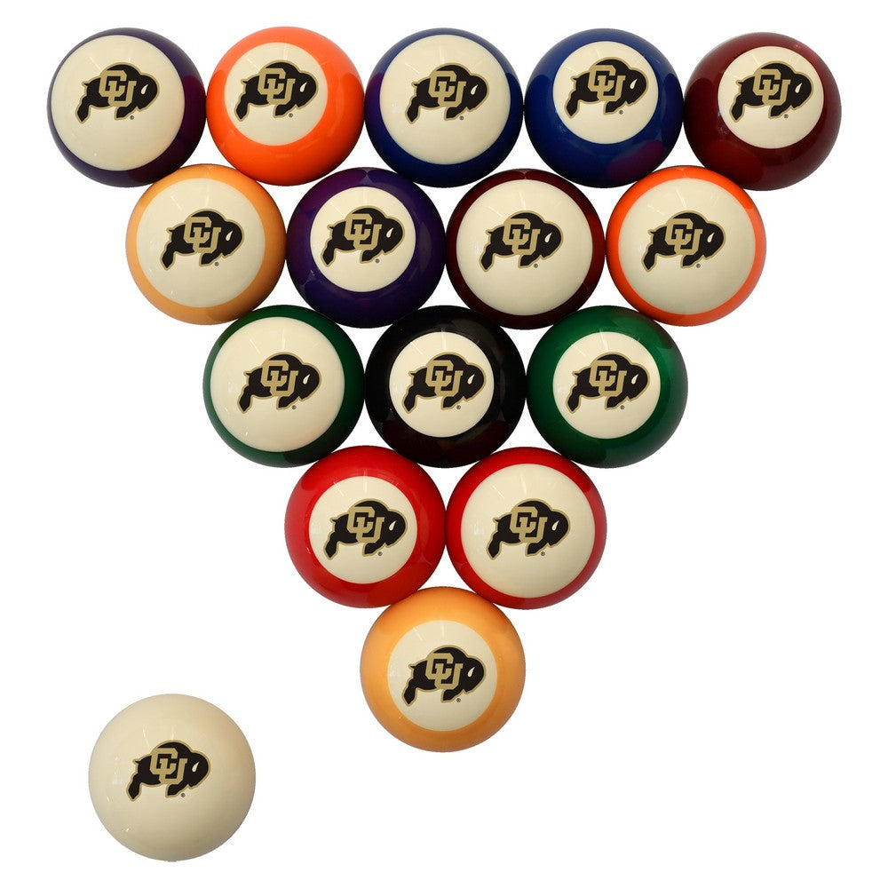 Wave7 - University of Colorado Billiard Ball Set - 1010COL1 view 1